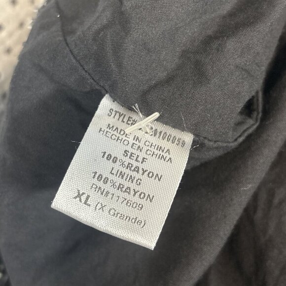 Orange Creek Black & White Polka Dot Romper Women's Size X-Large Casual Preppy - Picture 12 of 14